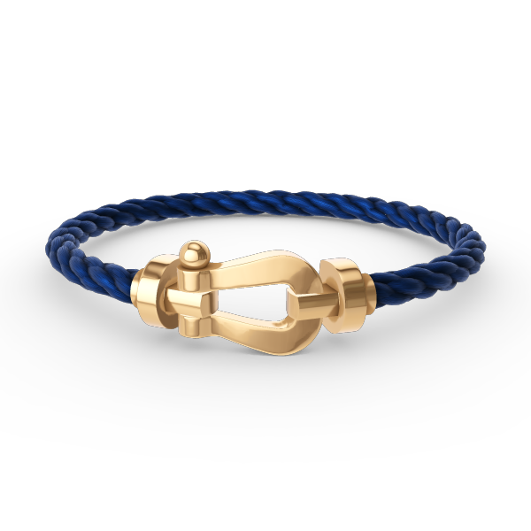 ⭐Miroze FORCE LARGE HORSESHOE NO DIAMOND BRACELET GOLD