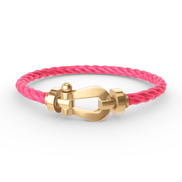 [⭐Miroze]FORCE LARGE HORSESHOE NO DIAMOND BRACELET GOLD