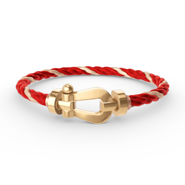 ⭐Miroze FORCE LARGE HORSESHOE NO DIAMOND BRACELET GOLD