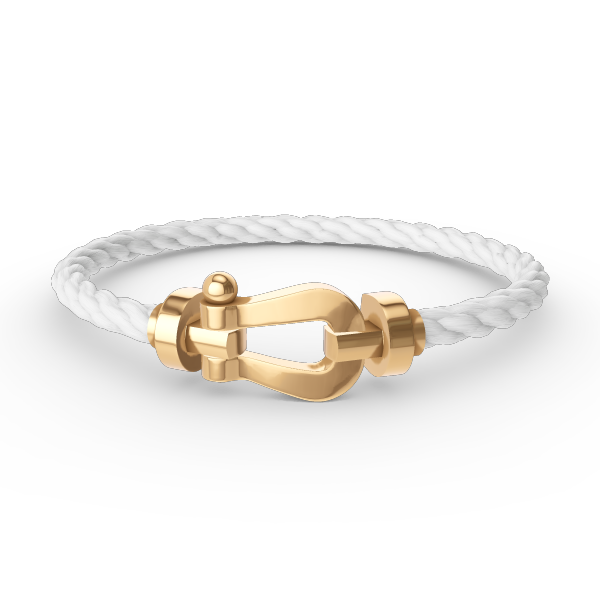 [⭐Miroze]FORCE LARGE HORSESHOE NO DIAMOND BRACELET GOLD