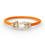 ⭐Miroze FORCE LARGE HORSESHOE FULL DIAMOND BRACELET GOLD