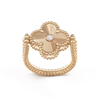 ⭐Miroze CLOVER RIVERSIBLE ROSE GOLD RING