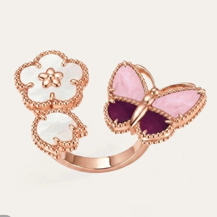 [⭐Miroze ] 26 NEW CLOVER LUCKY LIGHT PURPLE SET