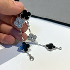 [⭐Miroze ]New CLOVER 5 MOTIF ONYXS BRACELET COLLECTION