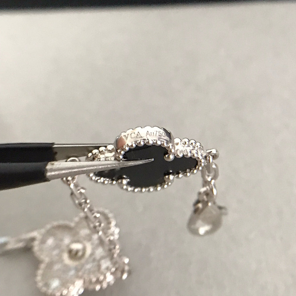 [⭐Miroze ]New CLOVER 5 MOTIF ONYXS BRACELET COLLECTION
