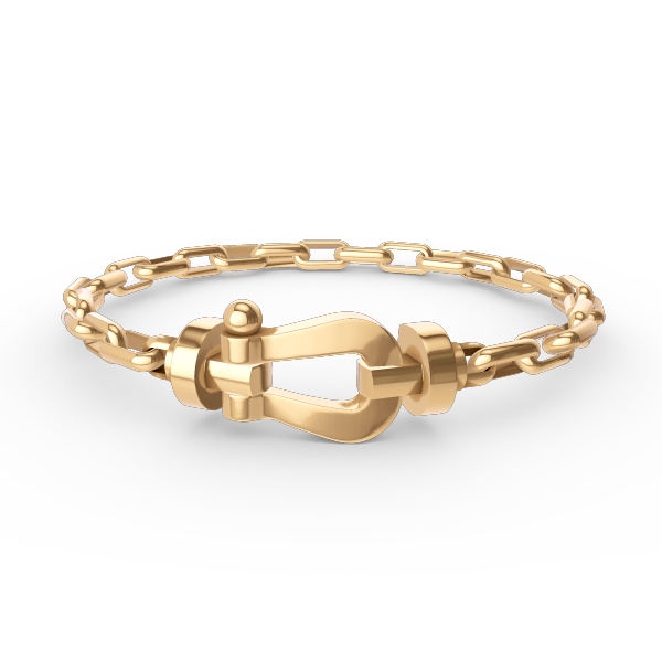 [⭐Miroze]FORCE LARGE HORSESHOE CLASP  METAL BRACELET