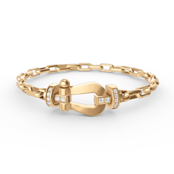 ⭐Miroze FORCE LARGE HORSESHOE CLASP  METAL BRACELET