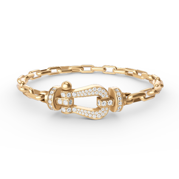 ⭐Miroze FORCE LARGE HORSESHOE CLASP  METAL BRACELET