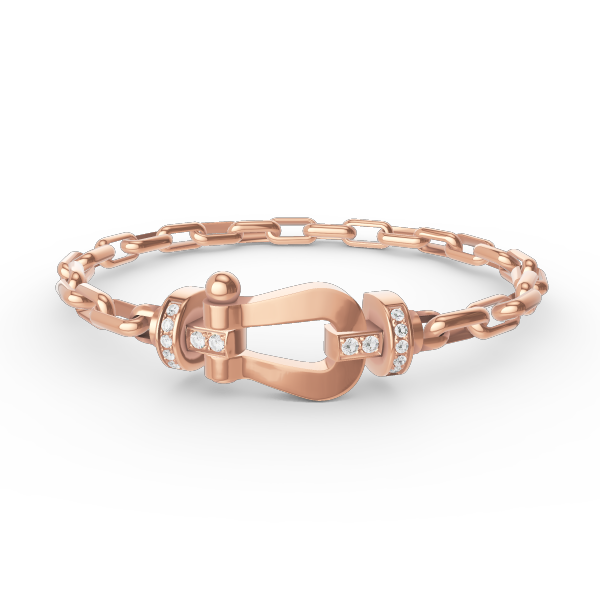 [⭐Miroze]FORCE LARGE HORSESHOE CLASP  METAL BRACELET