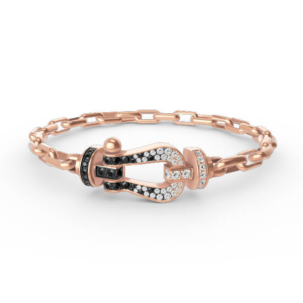[⭐Miroze]FORCE LARGE HORSESHOE CLASP  METAL BRACELET