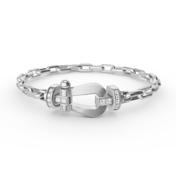 ⭐Miroze FORCE LARGE HORSESHOE CLASP  METAL BRACELET