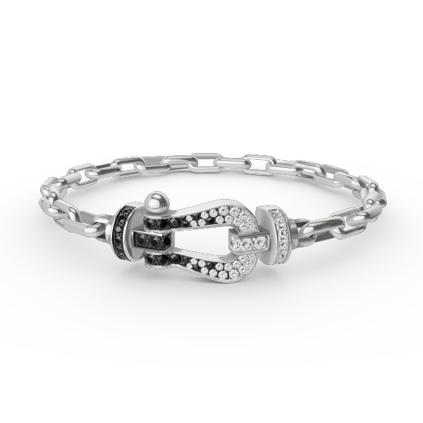 [⭐Miroze]FORCE LARGE HORSESHOE CLASP  METAL BRACELET