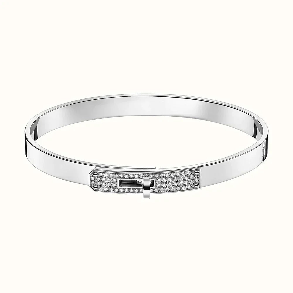 [⭐Miroze]KELLY SILVER DIAMOND BRACELET
