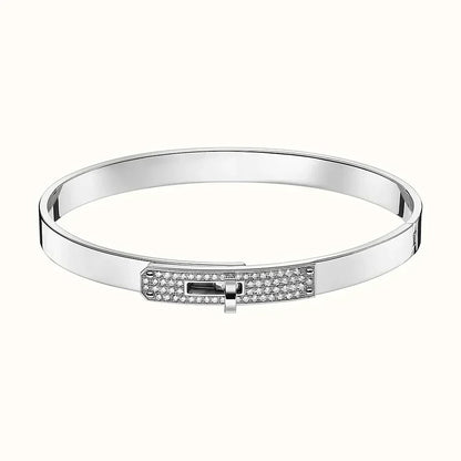 [⭐Miroze]KELLY SILVER DIAMOND BRACELET
