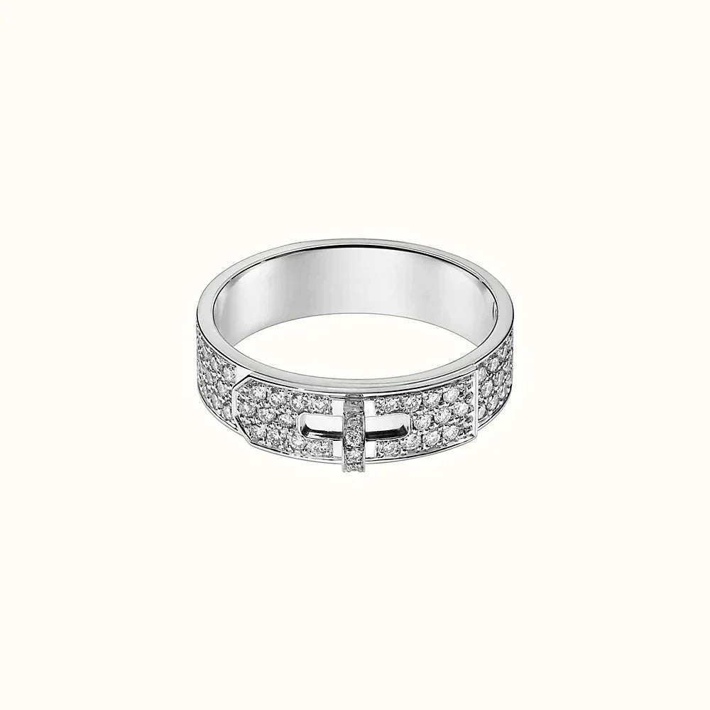 ⭐Miroze KELLY SILVER DIAMOND RING