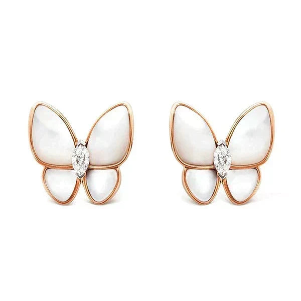 ⭐Miroze BUTTERFLY MOP DIAMOND EARRINGS