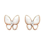 ⭐Miroze BUTTERFLY MOP DIAMOND EARRINGS