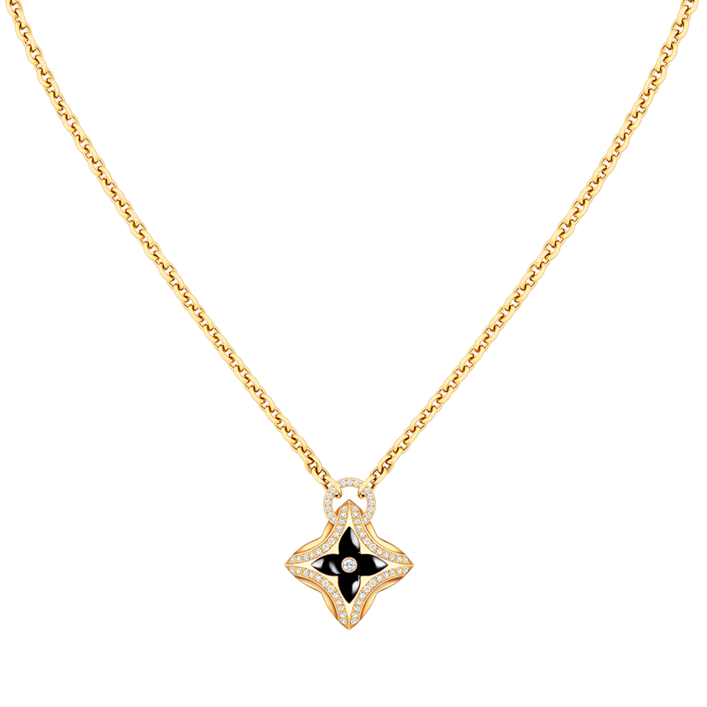 ⭐Miroze STAR PEDANT PINK GOLD DIAMOND NECKLACE