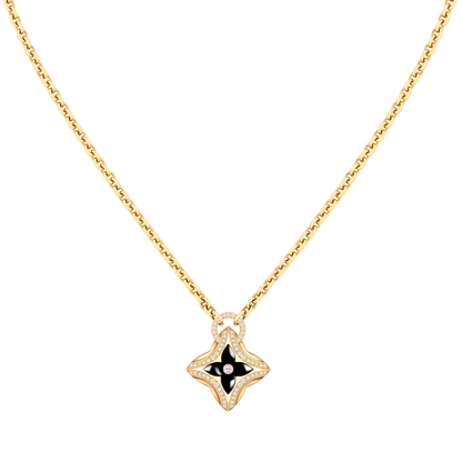 [⭐Miroze]STAR PEDANT PINK GOLD DIAMOND NECKLACE