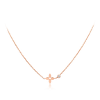 ⭐Miroze BLOSSOM PENDANT PINK GOLD AND DIAMOND