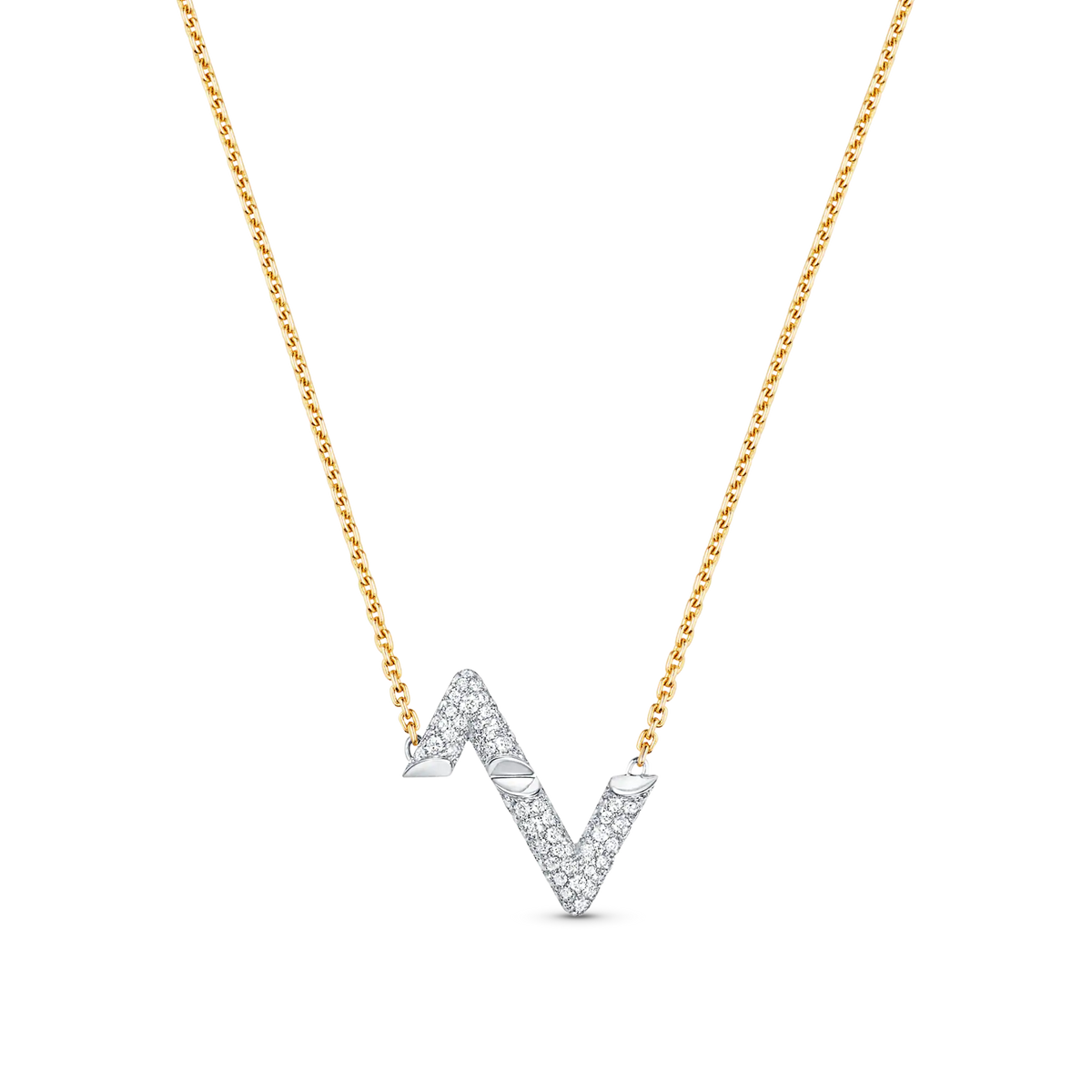 [⭐Miroze]VOLT SILVER DIAMOND PEDANT NECKLACE