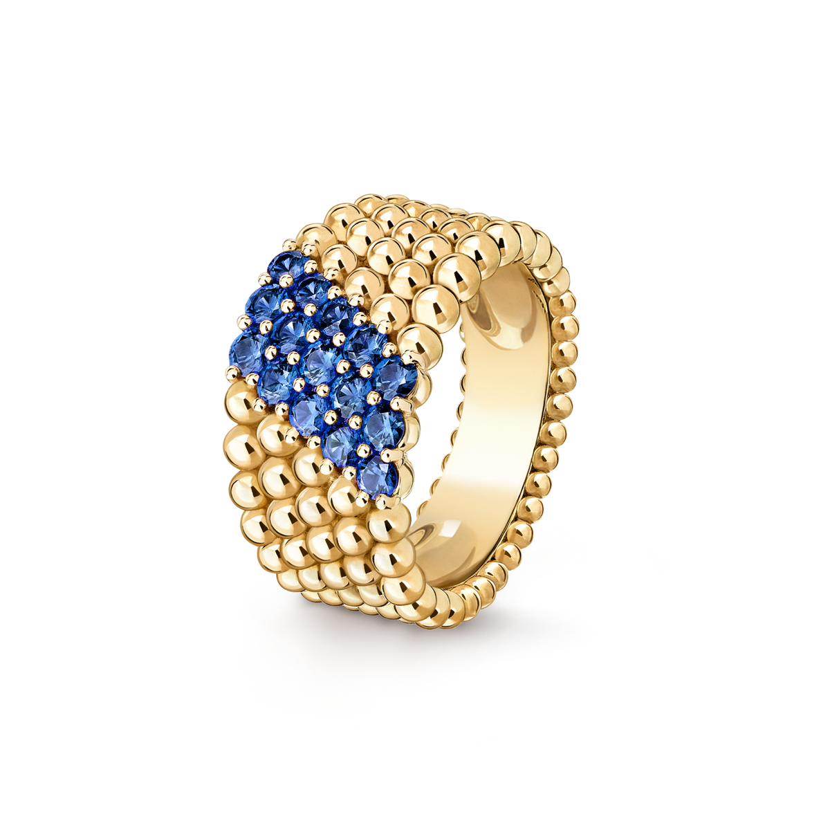 [[⭐Miroze] ]  PERLEE DIAMOND RING ,5-ROW DIAMOND-SET DESIGN