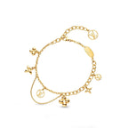 ⭐Miroze BLOOMING PINK GOLD MOP BRACELET