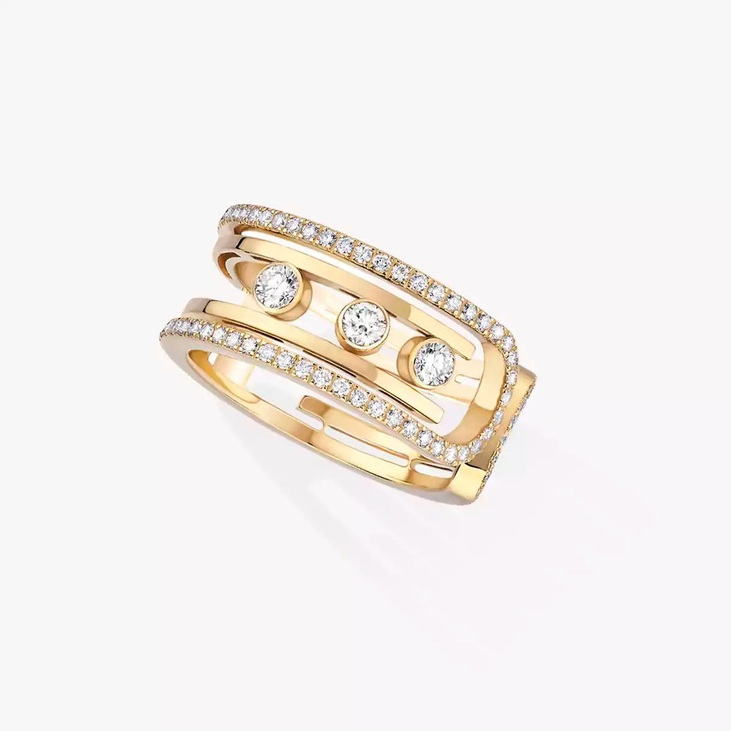 [⭐Miroze]Move 10th Diamond Ring in Gold