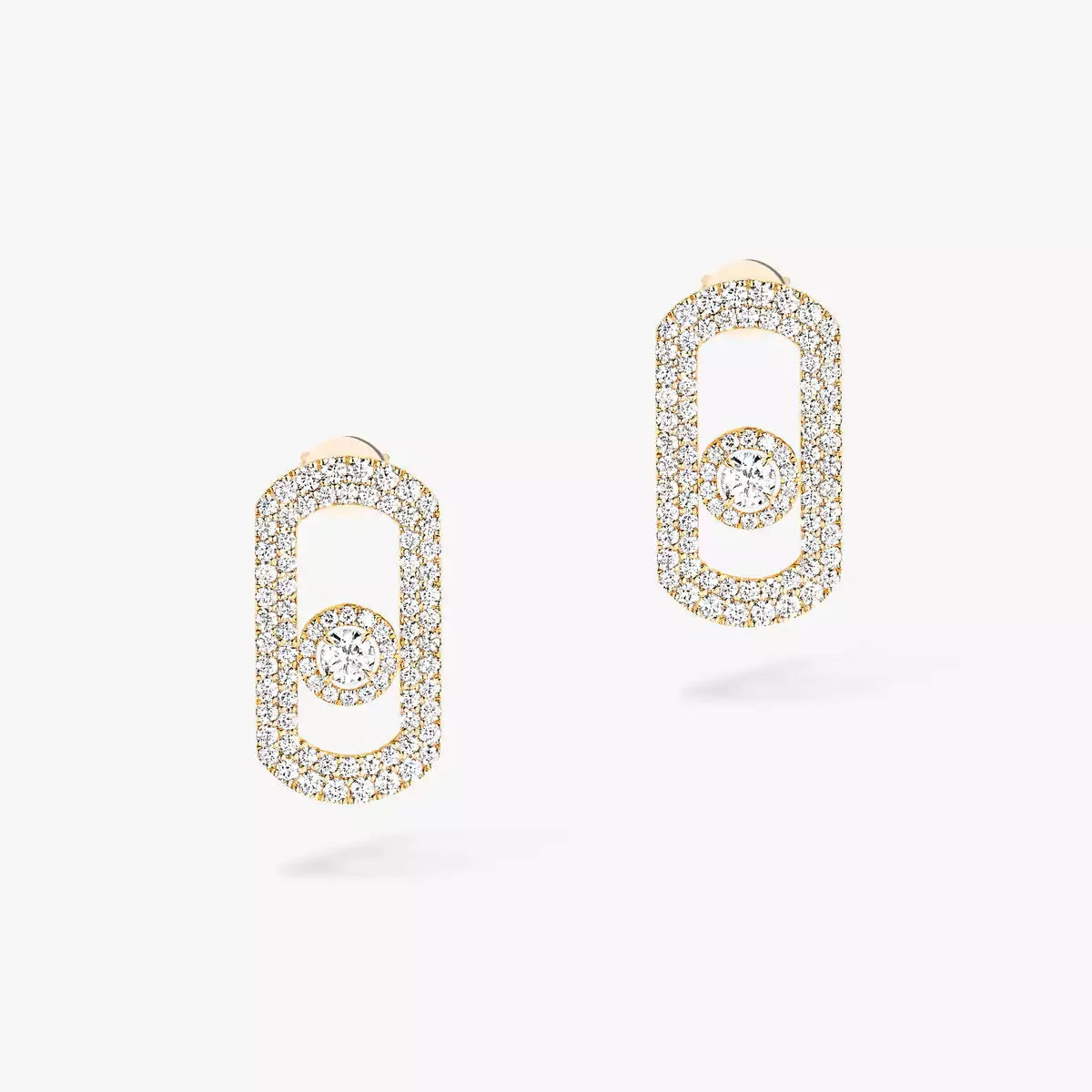 [⭐Miroze]So Move Pave_-Set Diamond Earrings in Silver