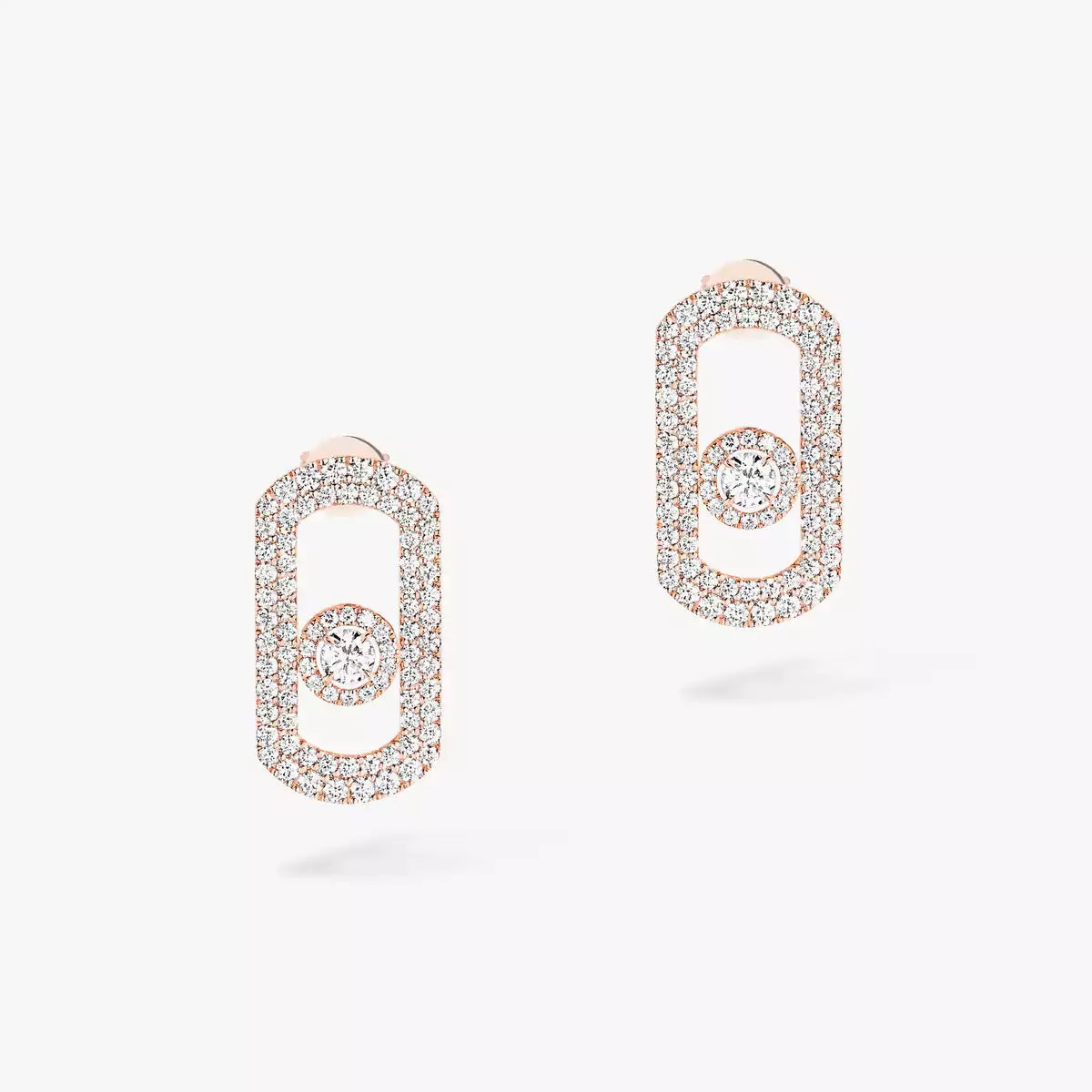 [⭐Miroze]So Move Pave_-Set Diamond Earrings in Silver