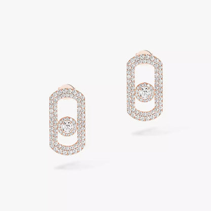 [⭐Miroze]So Move Pave_-Set Diamond Earrings in Silver