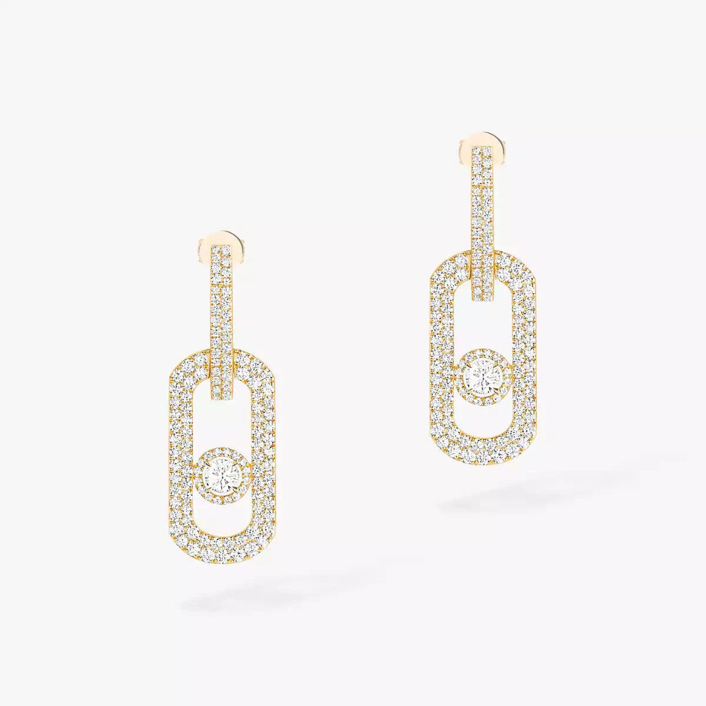 [⭐Miroze]So Move XL Pave_-Set Diamond Pendant Earrings