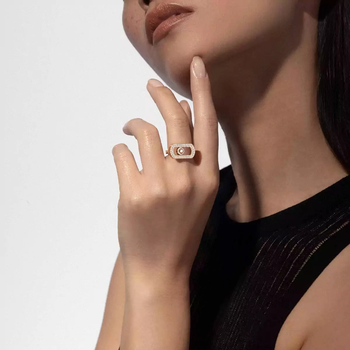 [⭐Miroze]So Move Pave_-Set Diamond Ring