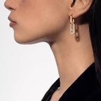 [⭐Miroze]Move Link Diamond Earrings