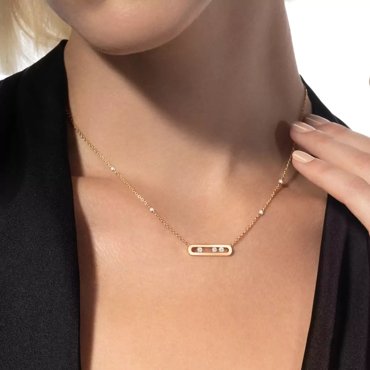 [[⭐Miroze] ]  Baby Move Gold Diamond Necklace
