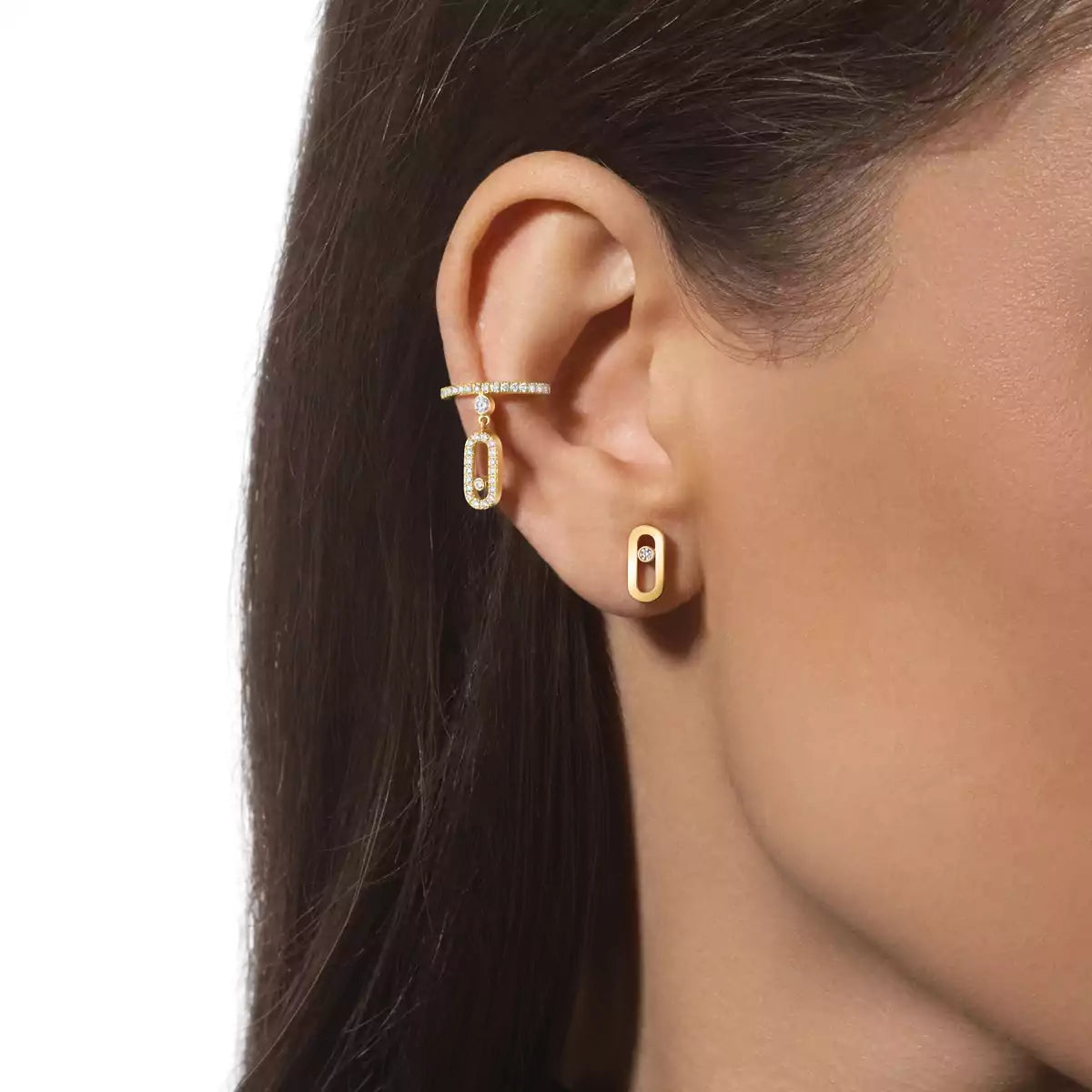 [⭐Miroze]Move Uno Diamond Stud Earrings