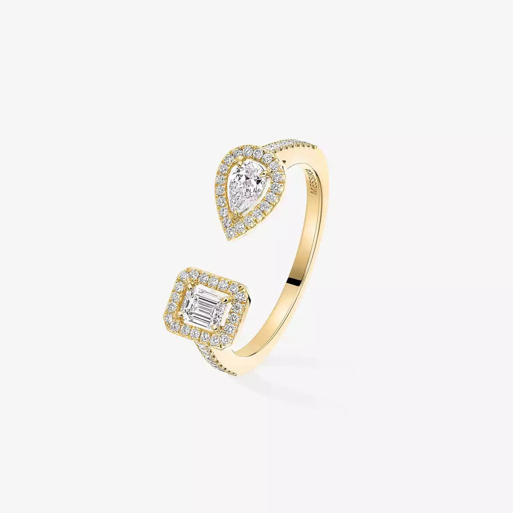 [⭐Miroze]My Twin Toi Gold Diamond Ring