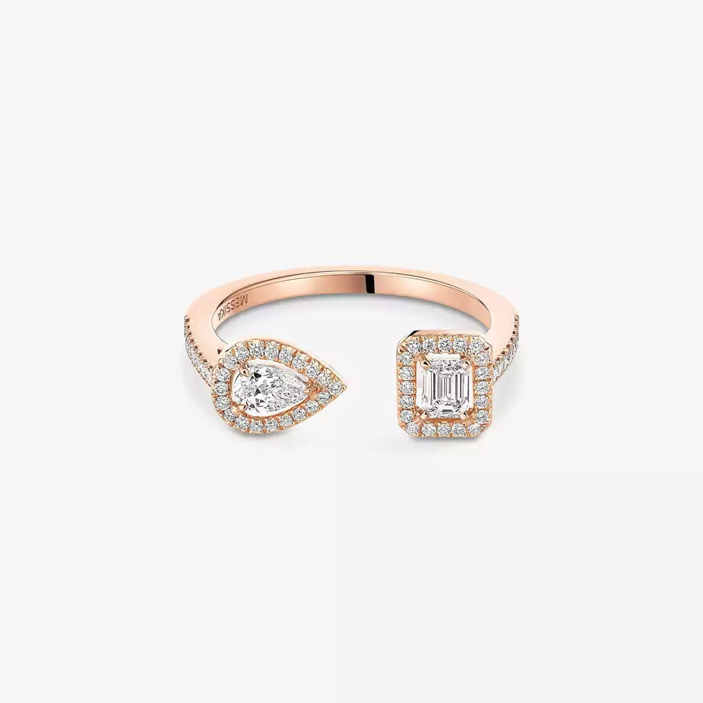 [⭐Miroze]My Twin Toi Gold Diamond Ring
