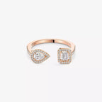 [⭐Miroze]My Twin Toi Gold Diamond Ring