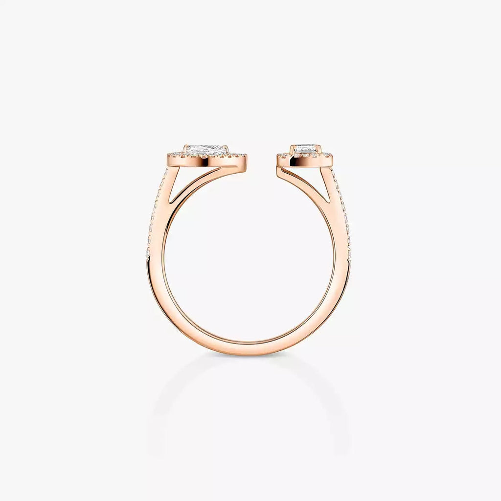 [⭐Miroze]My Twin Toi Gold Diamond Ring