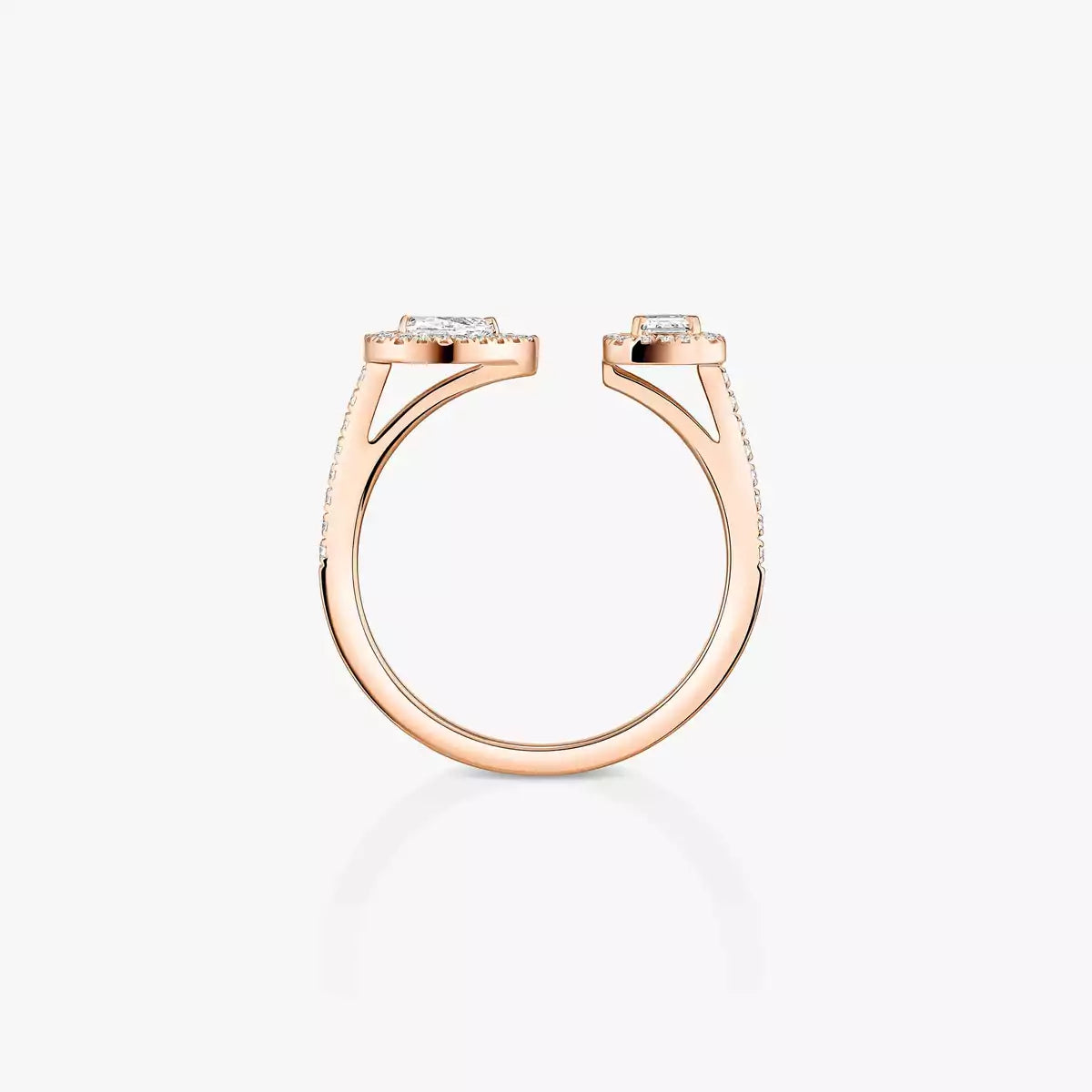 [⭐Miroze]My Twin Toi Gold Diamond Ring