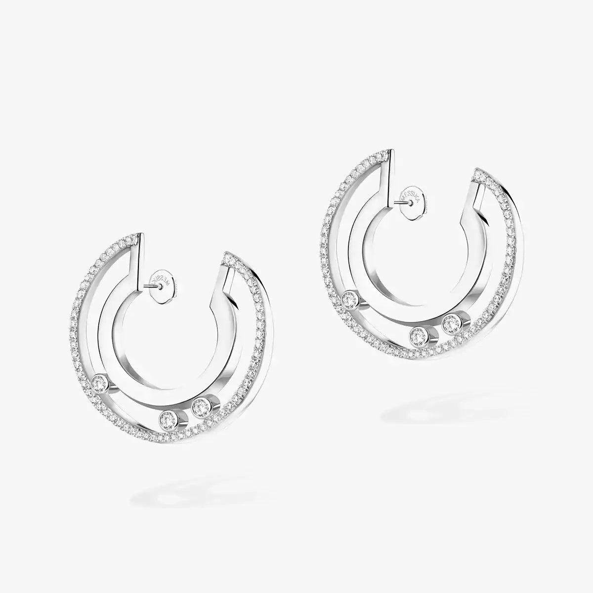 [⭐Miroze]Move Romane Small Diamond Hoop Earrings
