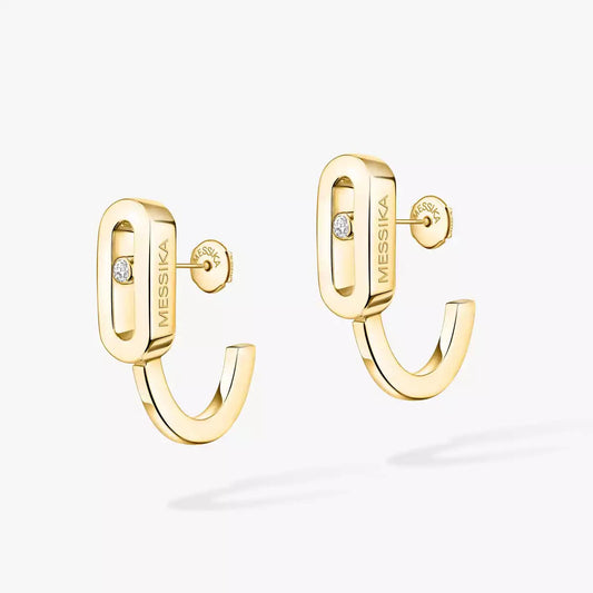 [⭐Miroze]Diamond Mini Hoop Earrings Move Classique