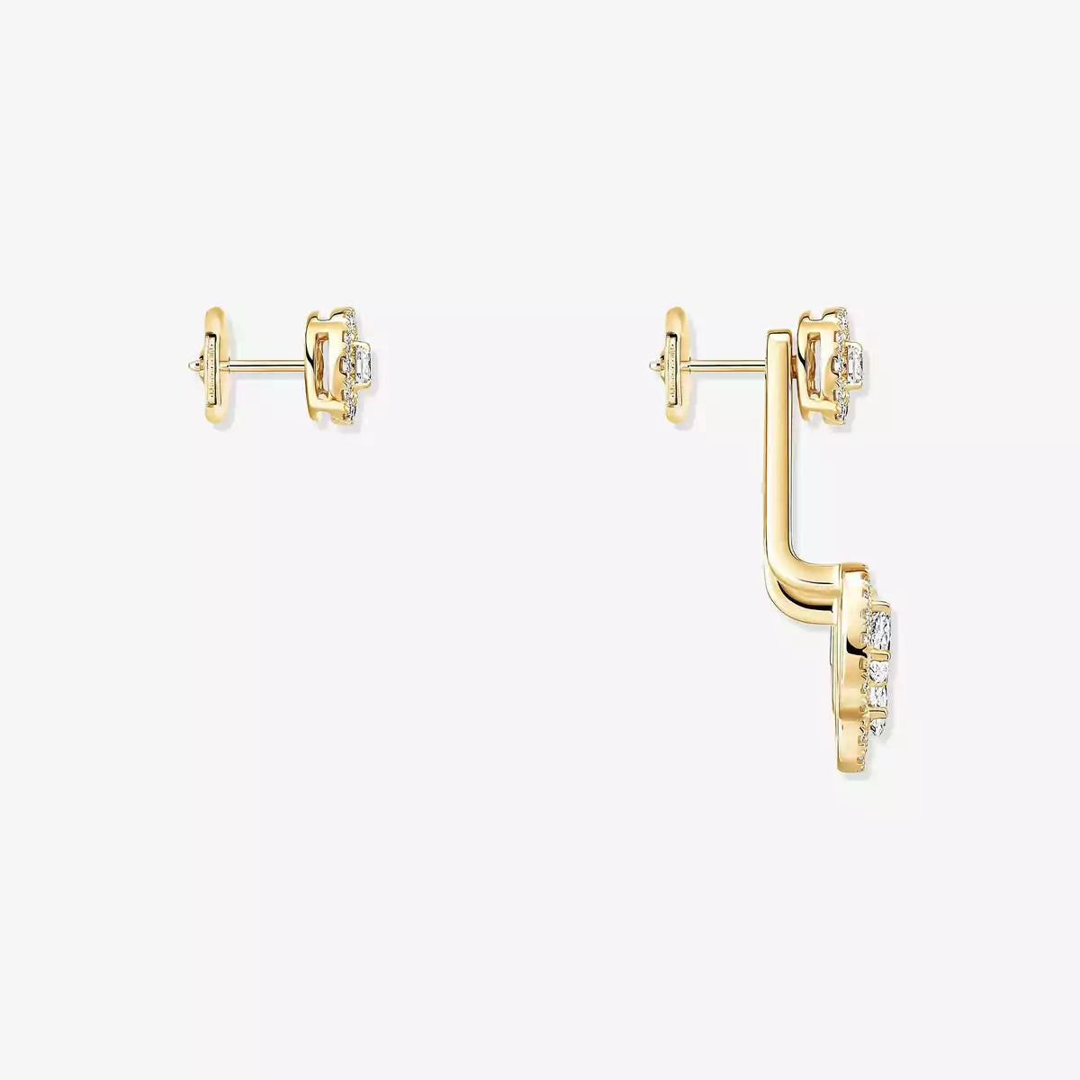 [⭐Miroze] My Twin Trio  Diamond Earrings