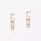 [⭐Miroze]Move Link Diamond Earrings