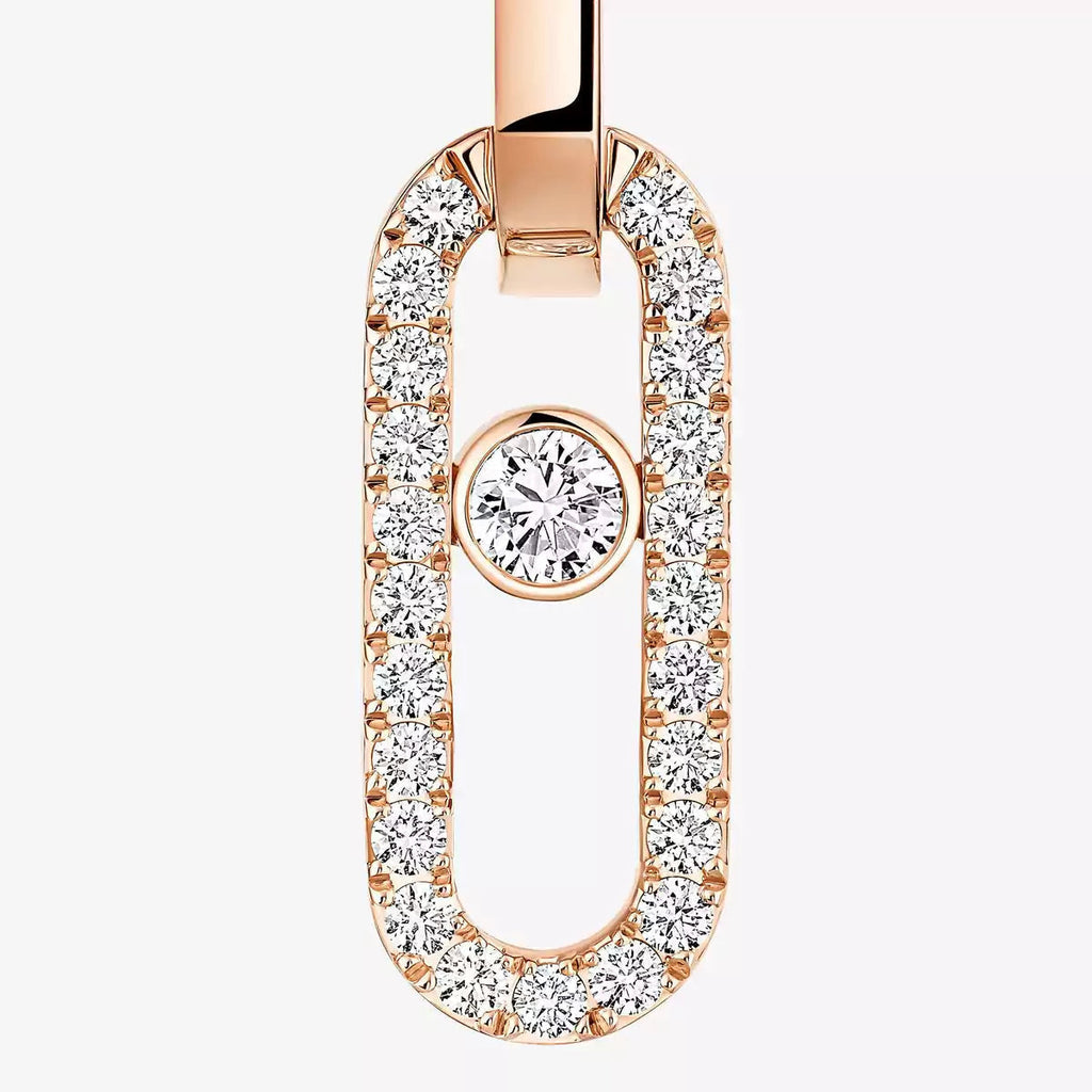 [⭐Miroze]Move Link Diamond Earrings