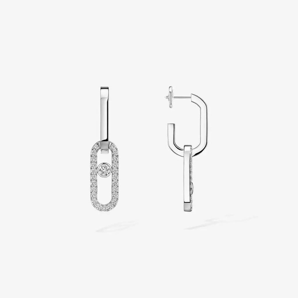 [⭐Miroze]Move Link Diamond Earrings
