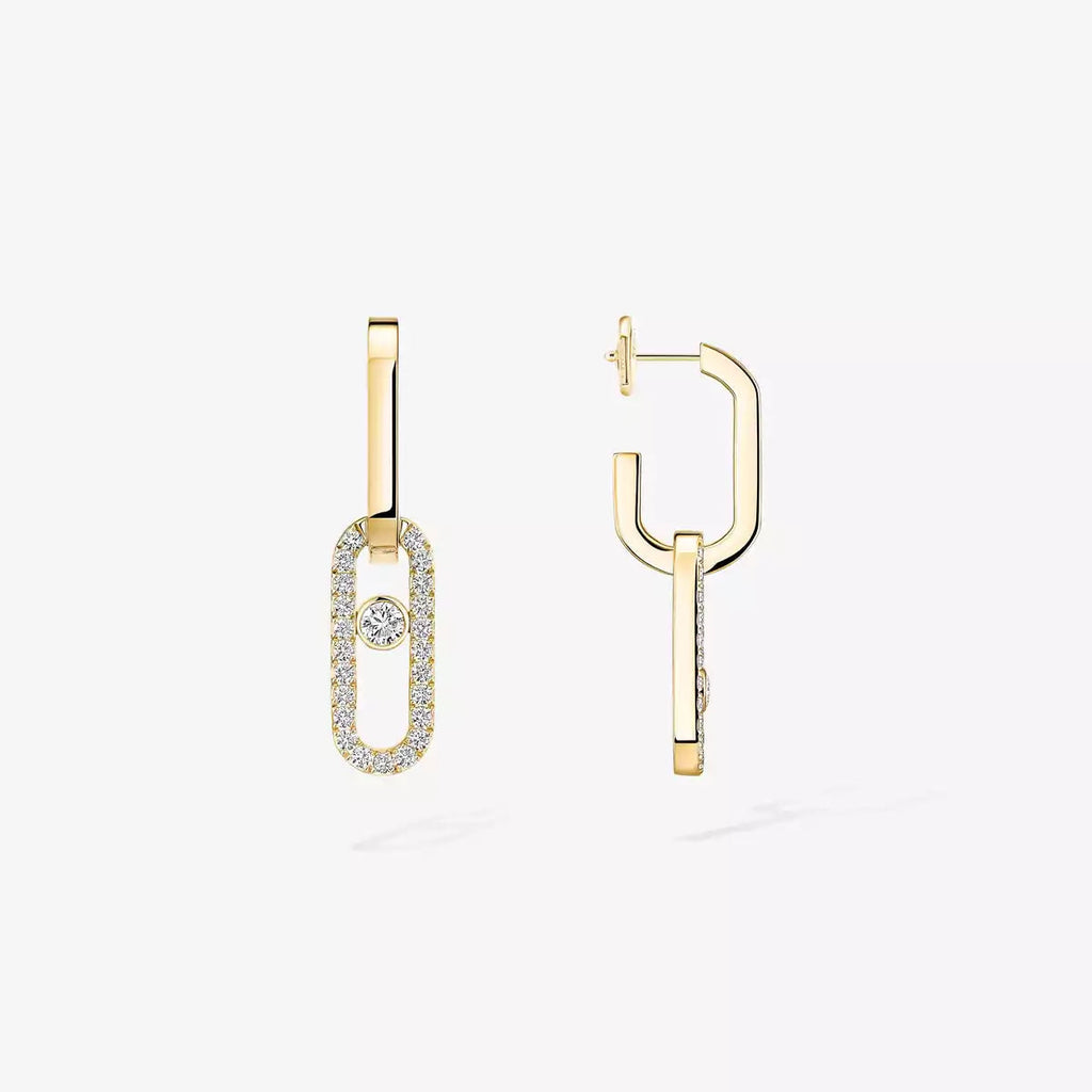 [⭐Miroze]Move Link Diamond Earrings