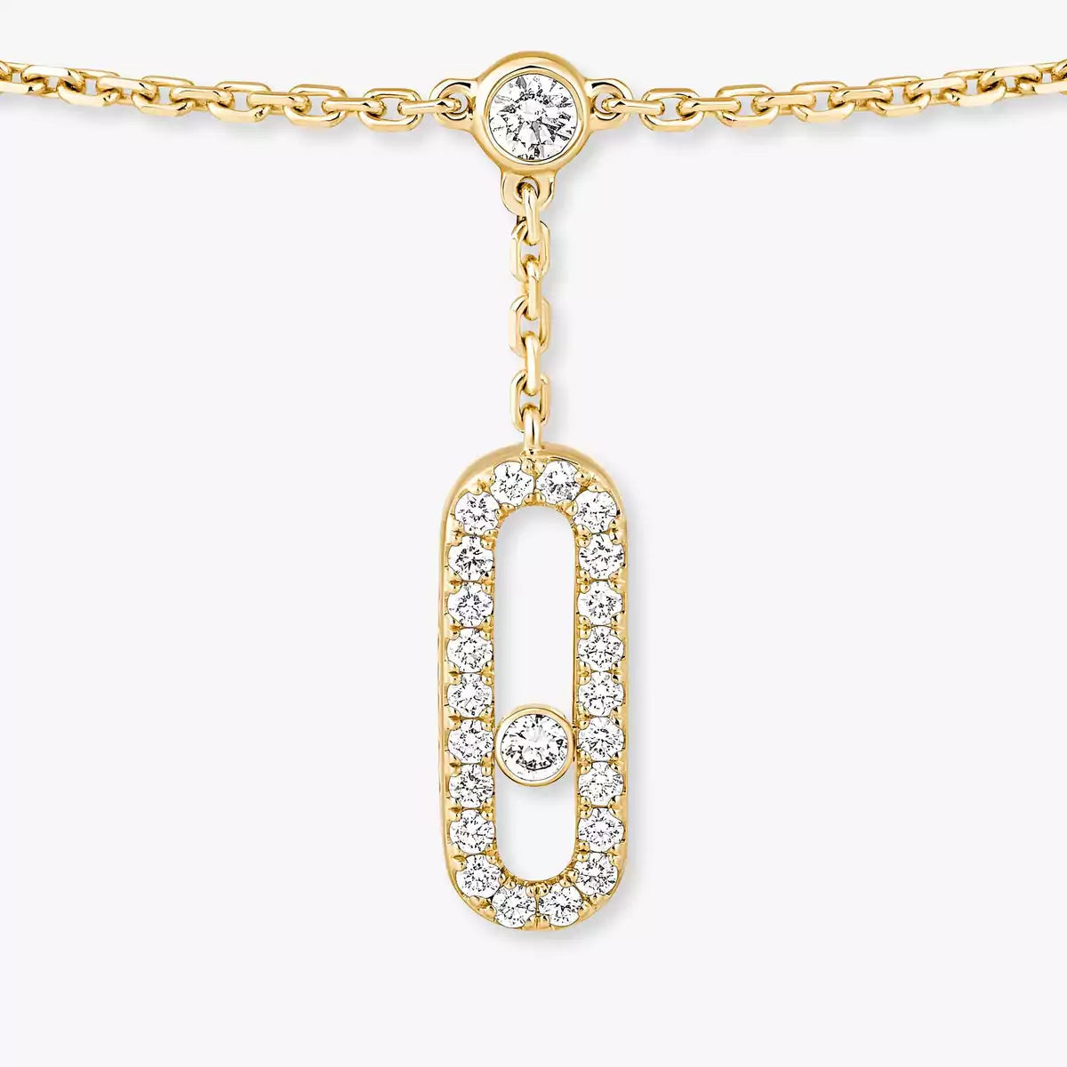 [⭐Miroze] Move Uno pavé ankle bracelet