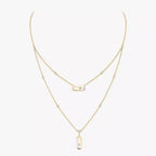 [⭐Miroze] Move Uno Diamond Necklace